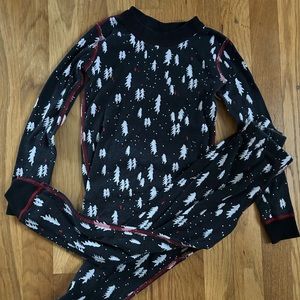 Unisex Hanna Andersson Holiday kids pajamas (2 piece set).